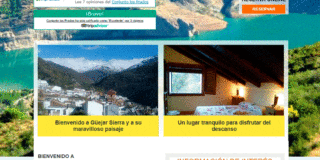 Web Casas rurales Conjunto Los Prados Alto Servicios. Diseño web y SEO