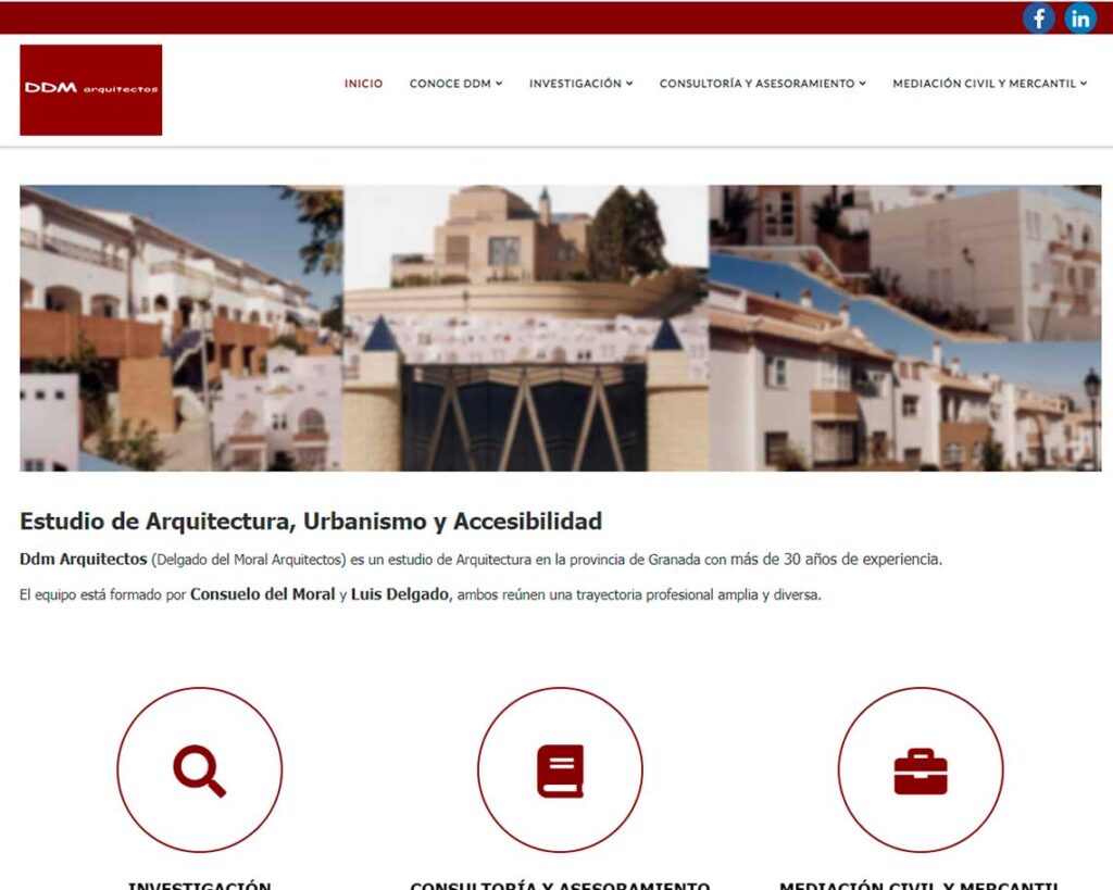 pagina web arquitectos