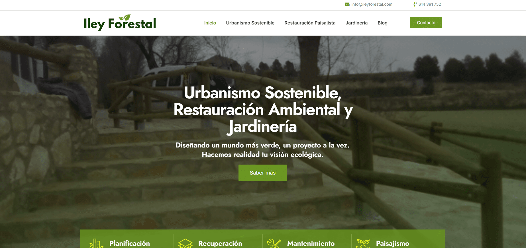 posicionamiento seo de Iley Forestal